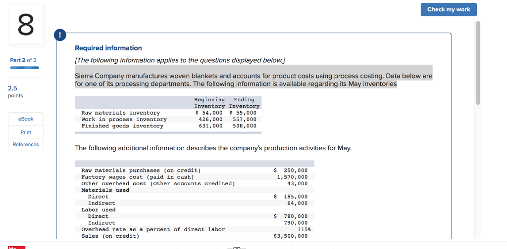 2 2.5 points Record indirect labor cost incurred, but not yet paid