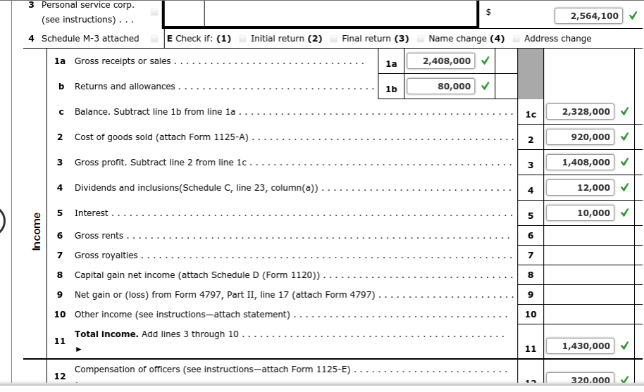 50% of the common stock and is president of the company, and