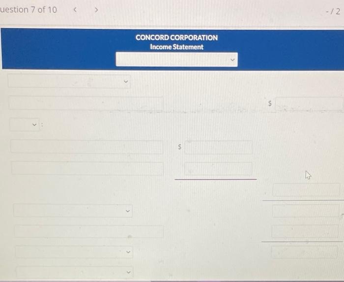 accounting records are presented below for the year ended December 31 .