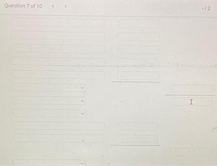2022: Uestion 7 of 10 CONCORD CORPORATION Income Statement s Question 7