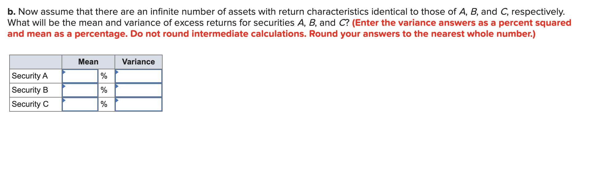 = ai + BiRM + ei where Ri is the excess return