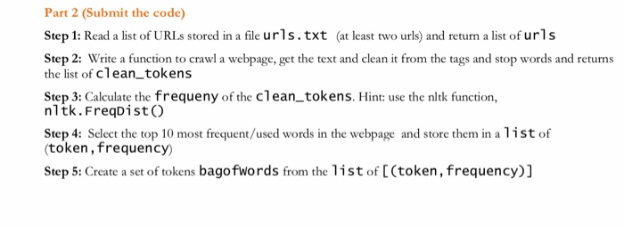what the page is about. urllib module will help us to craw