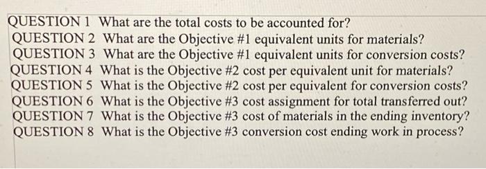 beginning Units completed during month Work in process, ending Costs to account
