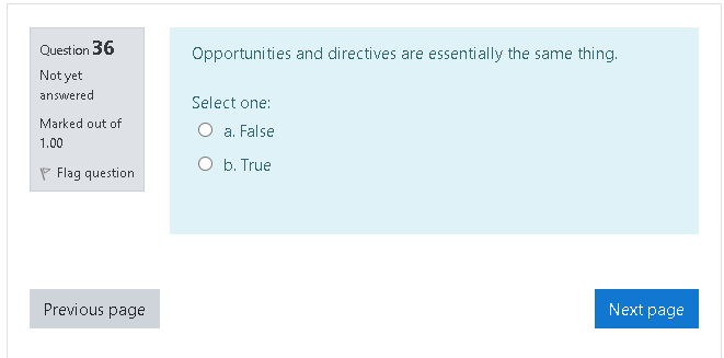 or ROI? Not yet answered Marked out of 1.00 Select one: O