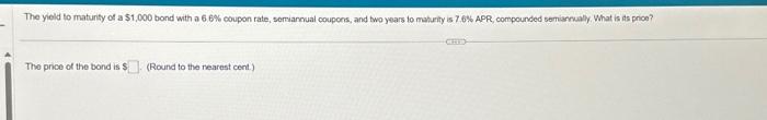 bonds that you must isuis is 1 (Round to the nearest cont)