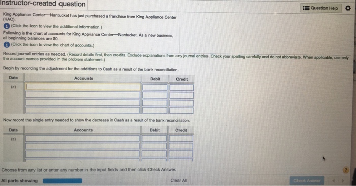 Record jounal entries as needed and post to the general ledger. Use