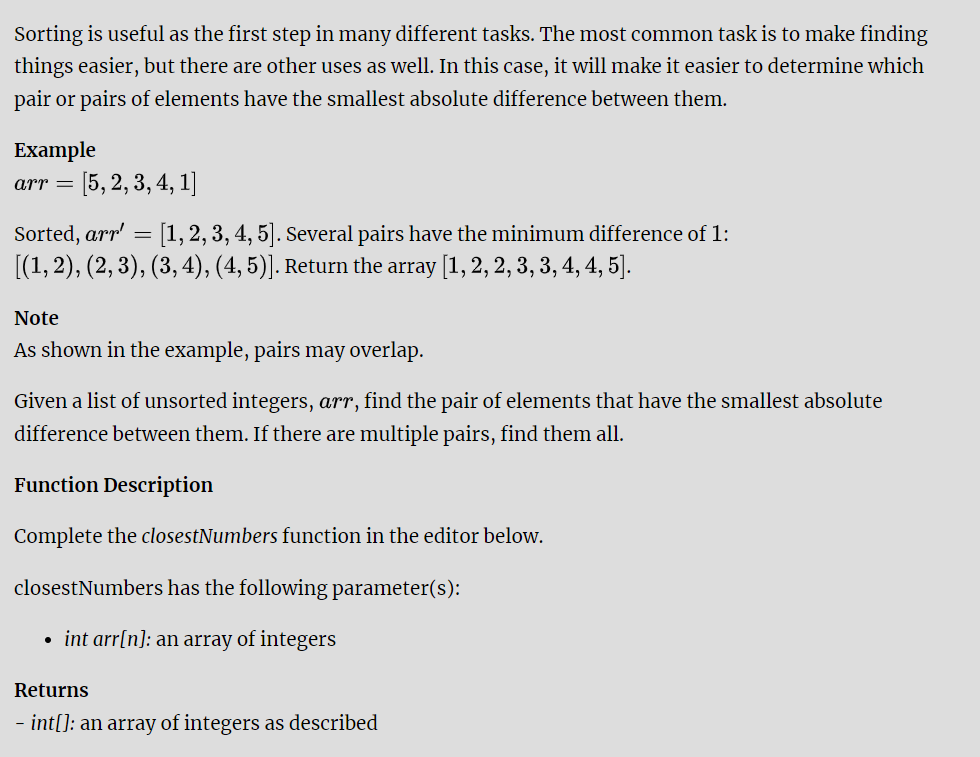  Sorting is useful as the first step in many different tasks.
