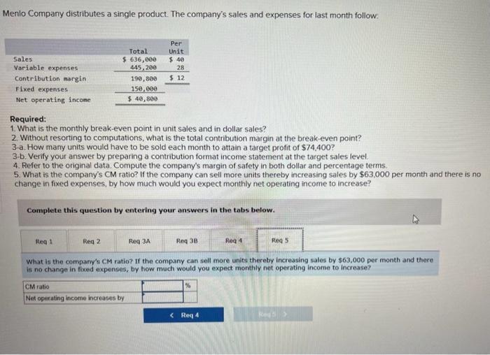 selling price incresses by $1,40 per unit, fixed expenses increase by $6,000,