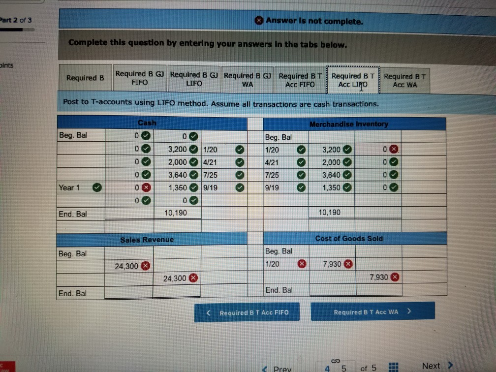 Required B G) Required B G) Required B T Required BTRequired BT