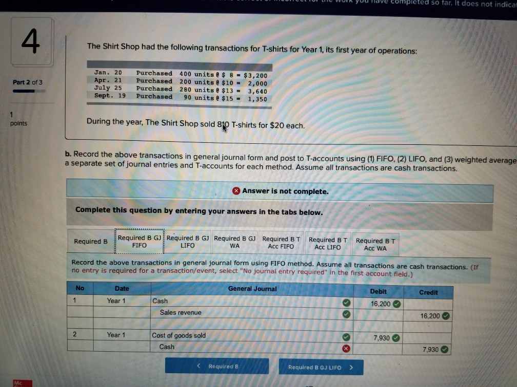 uni decimal places and final answers to the nearest whole dollar amount.)