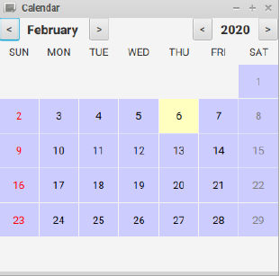 public class MonthYear { // constant values for the years public static
