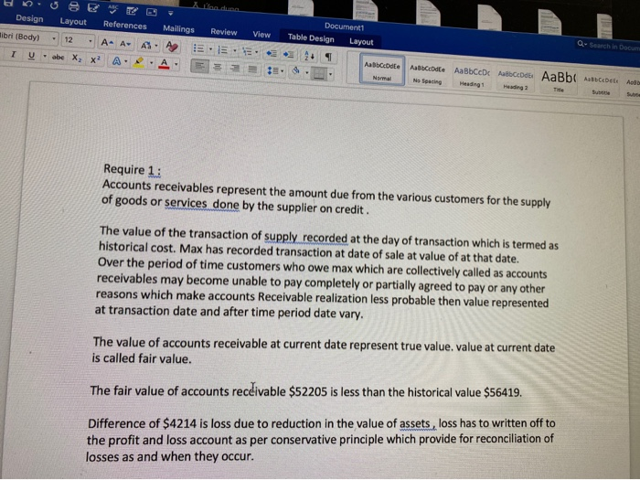 3 [edita the transaction in part 2. Then show the impact on