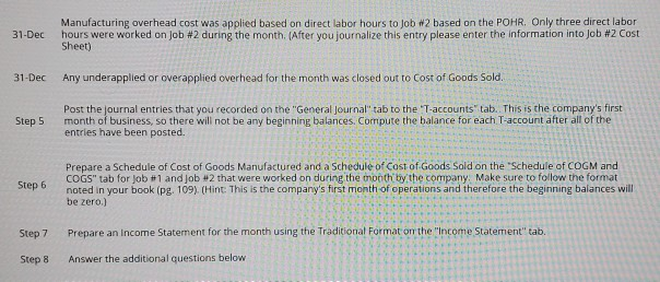 Tables Inc. This is the first month of operations. The company designs