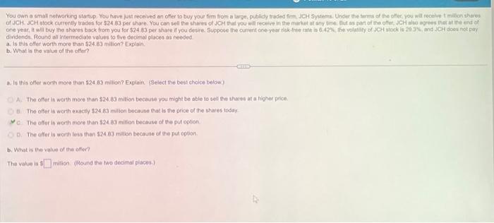 please solve w work dividends. Round oll intermedale values to five decimal