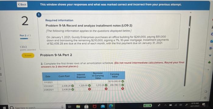  Required information Problem 9-1A Record and analyze installment notes (LO9-2) [The
