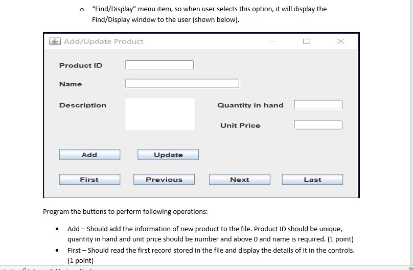 I/O Objective: Reading/Writing information in Binary format to file sequentially i.e., using