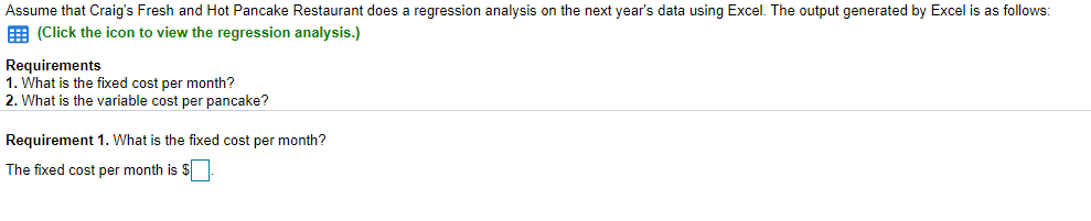 5 81058.83 t Stat P-value Coefficients Standard Error 1423.60 564.95 2.52 0.07