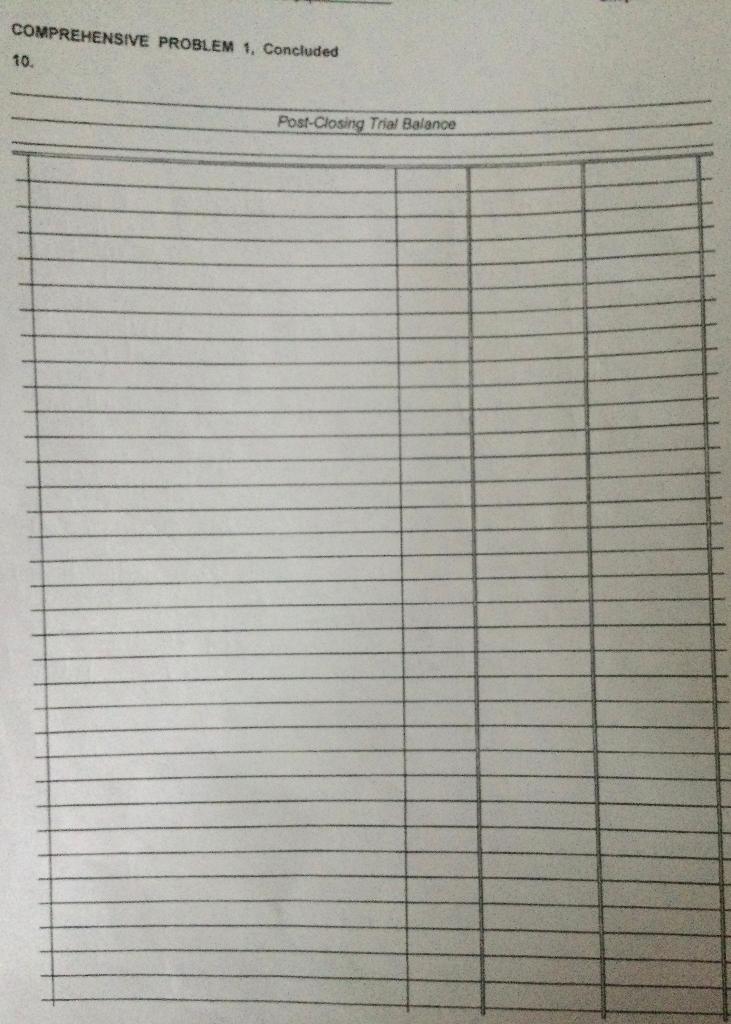 5 Paid technician $750 in salary, including the amount owed at the