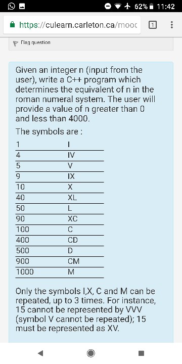 Given an integer n (input from the user), write a C++ program