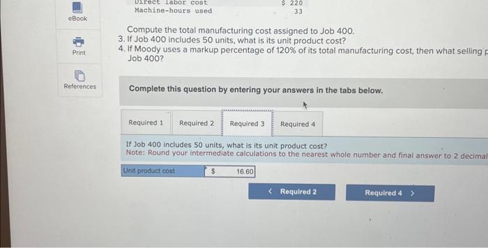 unit product cost which was 16.60 and i need that to calculate