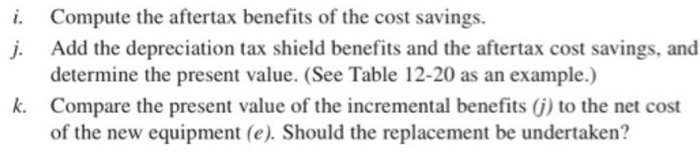 years ago for $58,000. The equipment falls into the five-year category for