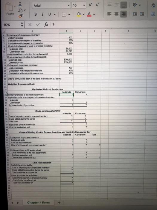  Arial v 10 A A V Paste B I U B26