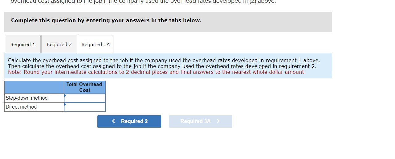 allocations from a department as negative and allocations to a department as