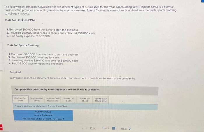  Required Complete the following table by indicating whether a debit or