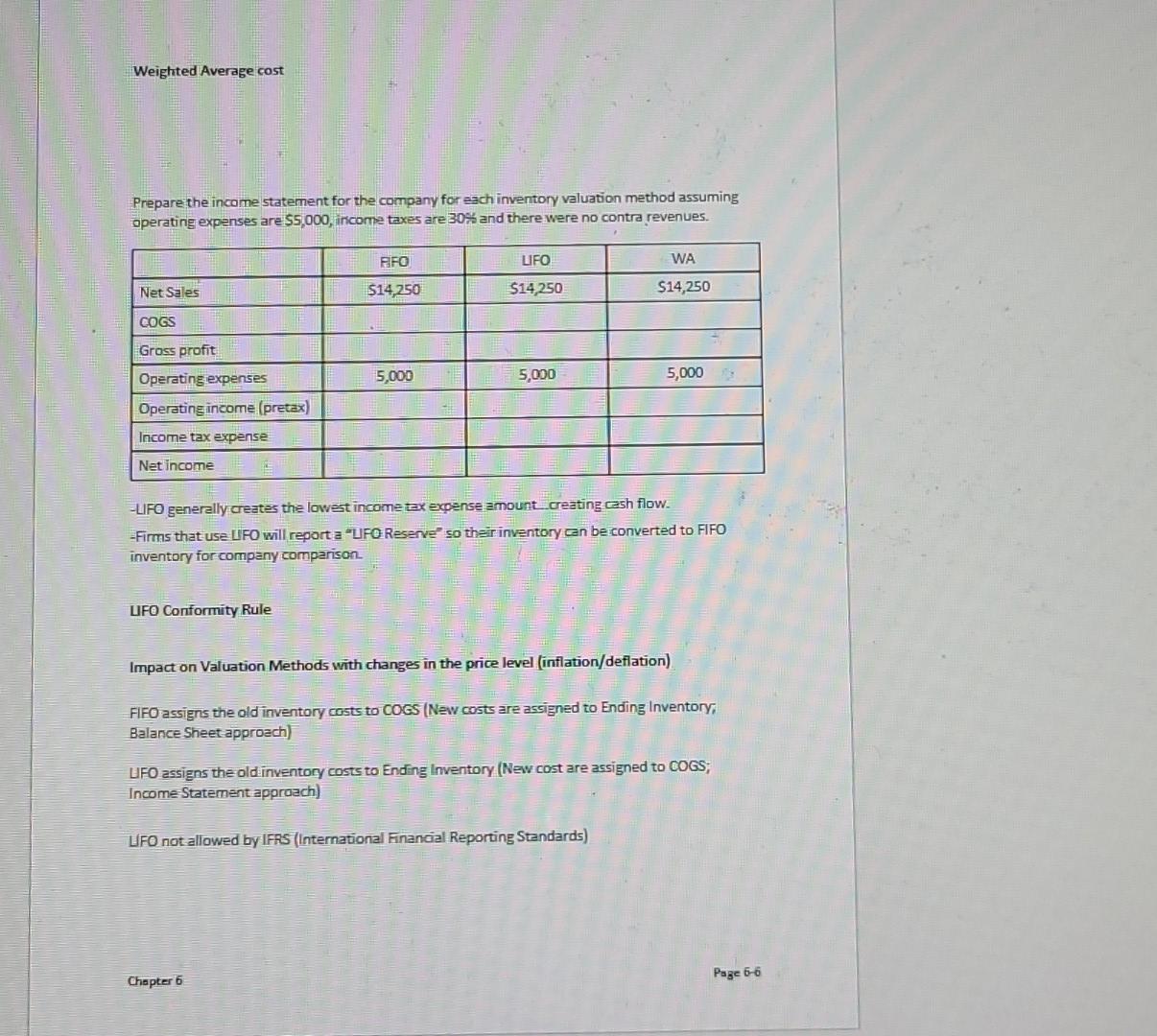 out (FIFO) D Question 8 0.2 pts Using the data from page