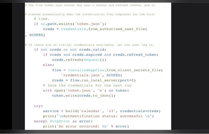 which will give proper direction as to how the program should run.