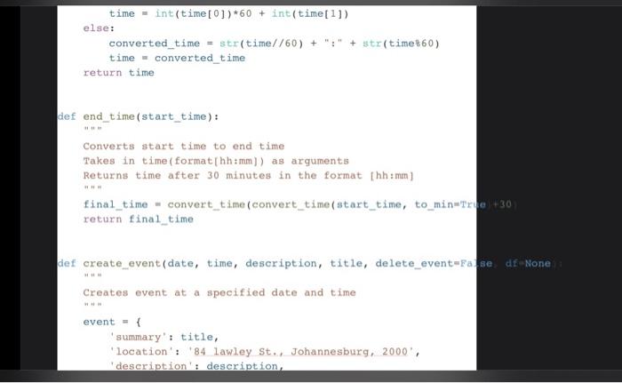 Credentials. from authorized user file( SCOPES) If there are no (valid) credentials