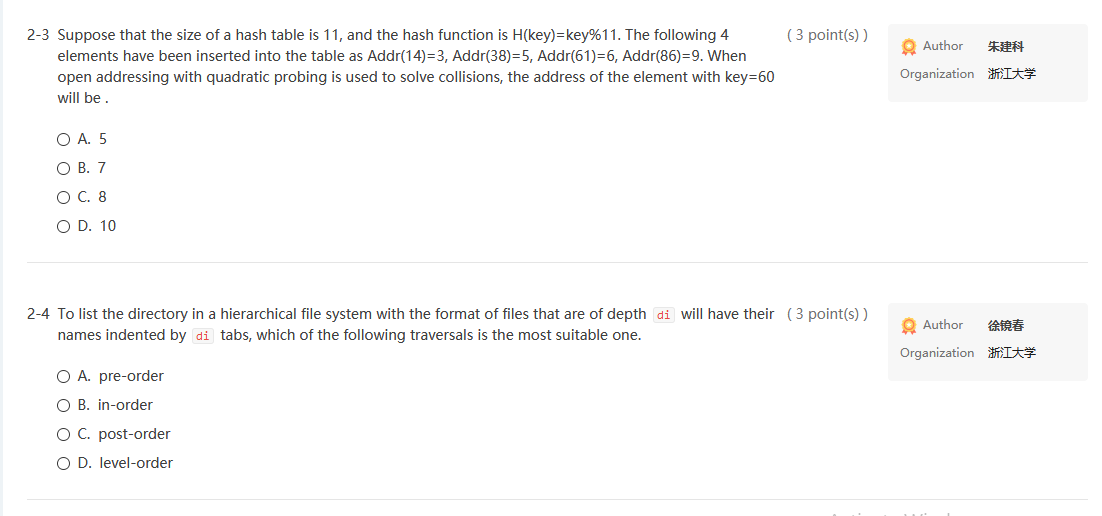 6 A. Multiple-Choice - 1 6 fn Code-Completion 4 > Programming 1