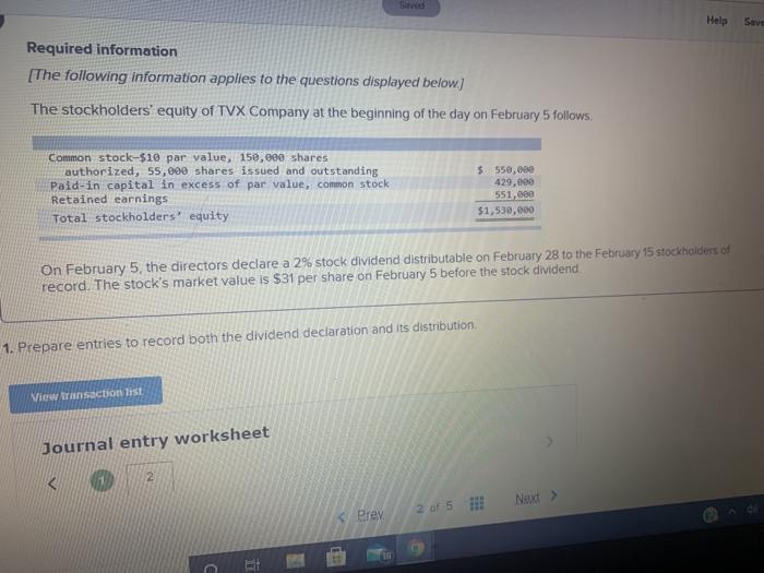  prepare entries to record both the dividend declaration and its distribution