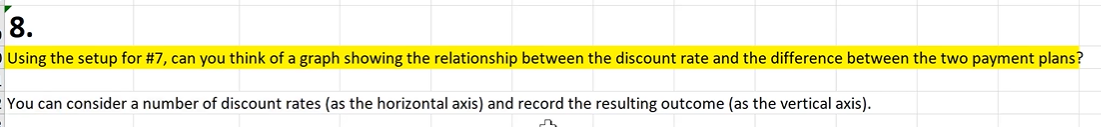 smaller, the better. In present value terms, which plan is better for