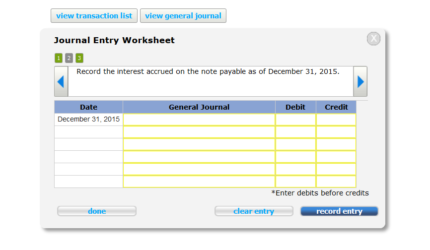 the interest accured, already checked. value 1111 points E10-2 Recording a Note