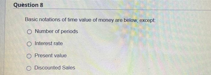 obtained in future A unit of money obtained today is worth more