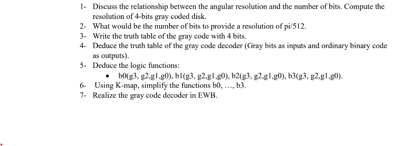  1- Discuss the relationship between the angular resolution and the number