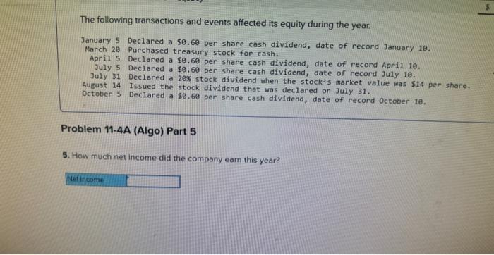 Ju1y 5 Declared a $0.60 per share cash dividend, date of record