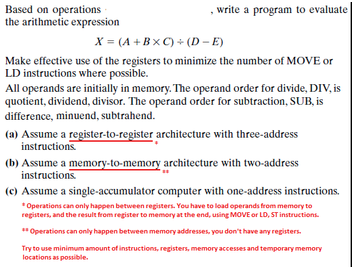  Based on operations write a program to evaluate the arithmetic expression