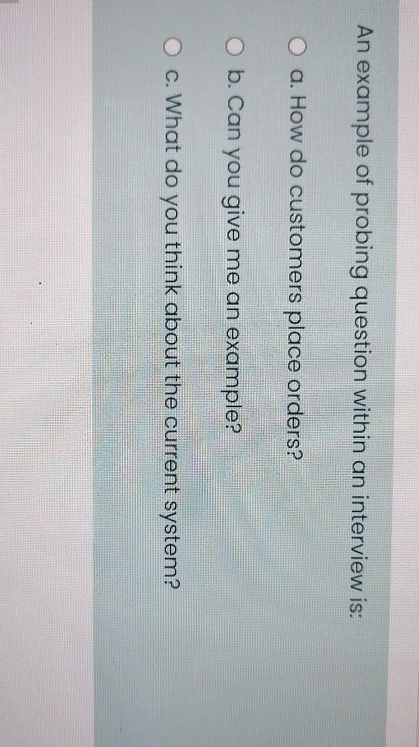 Design O b. No answer is correct O c. Business requirements, Analysis