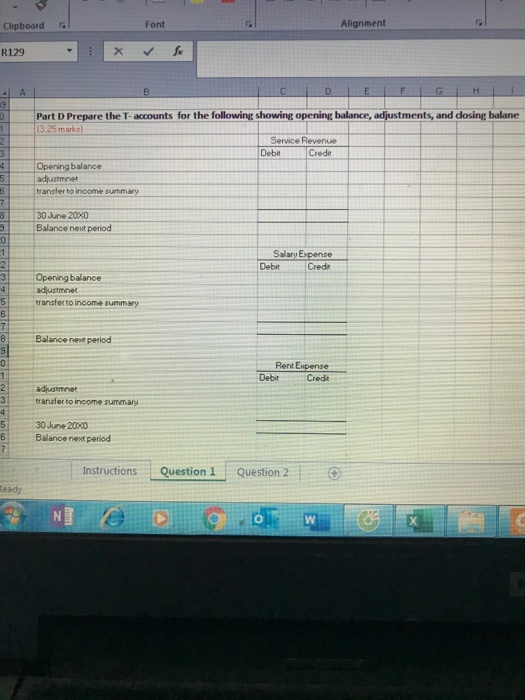 A1 x fe DEF QUESTION 1 [21 MARKS] The trial balance of