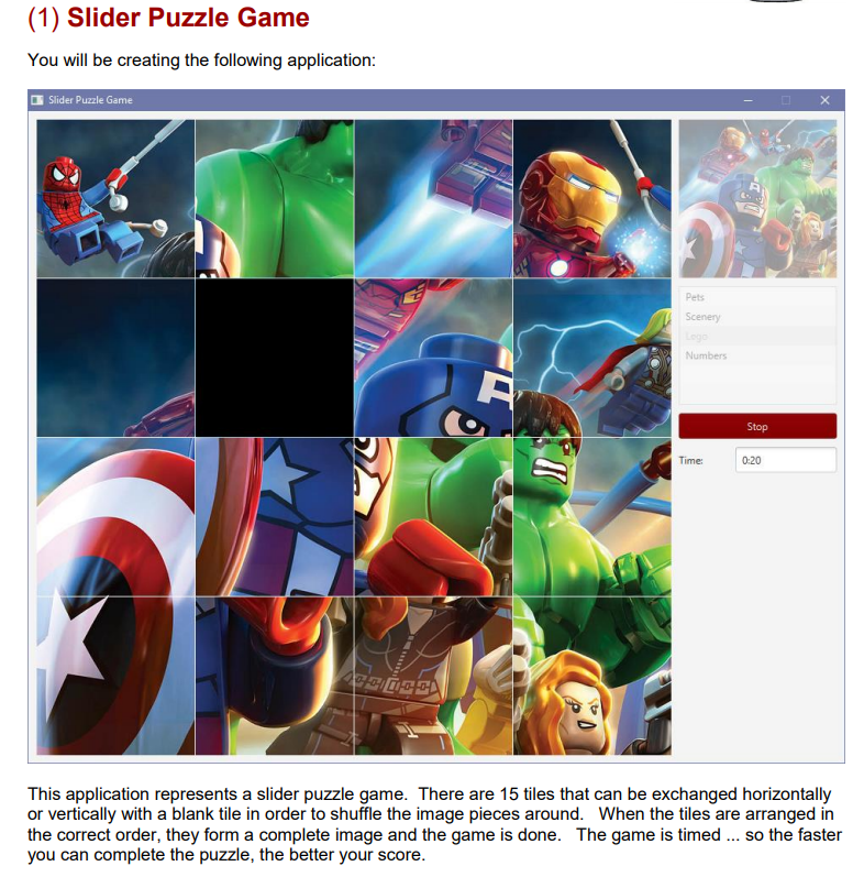 Java gui you can use any pictures on it. Just show how