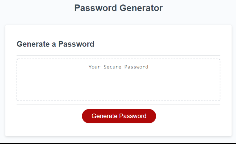 # 03 JavaScript: Password Generator please help wtih HTML and java script