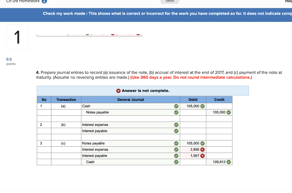 help on these two! Ch U9 Homework 1 Saved Help Check my