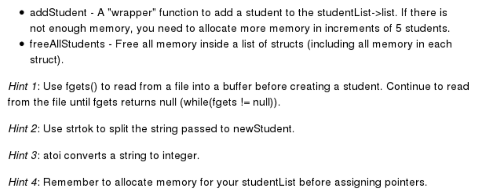struct studentInfo Student; Notice how you can use "Student" instead of "struct
