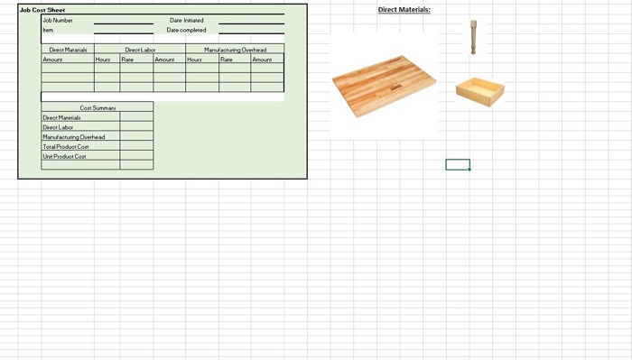 specialty tables. Each table is specially customized for the customer. This month,