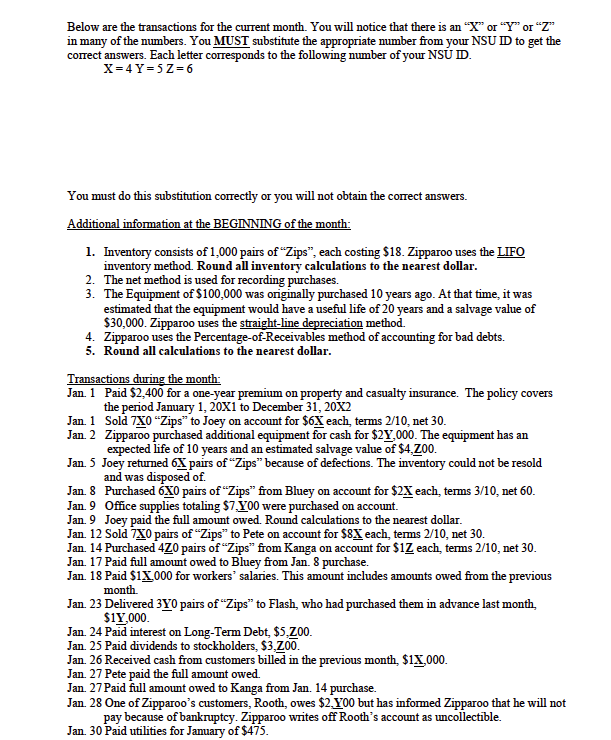 general ledger using these accounts before you start into the project. Keep