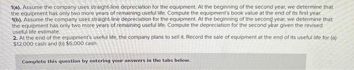 we oversee the accounting for new equipment purchased on Jan The founder