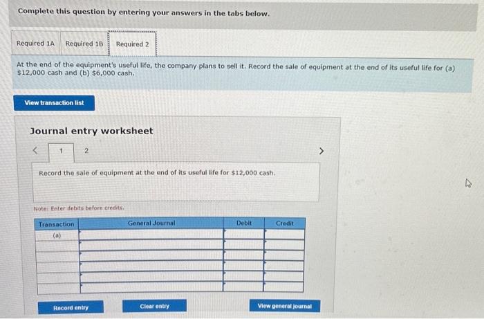 from new investors and creditors. At the end of the equipment's first