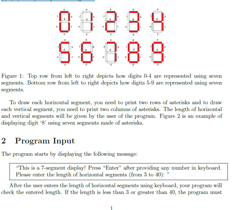  Problem Specification For this programming assignment, you will implement of a